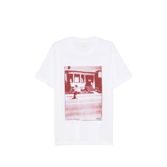 A.P.C. White T-Shirts & Vests - T-Shirts Men